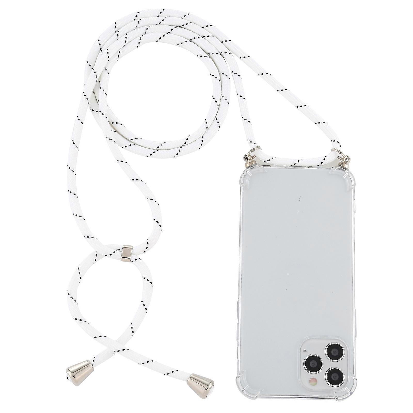 Four-Corner TPU Case with Lanyard For iPhone 15 Pro