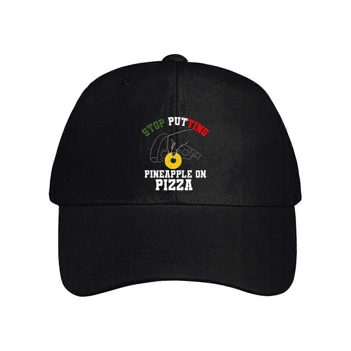 Stop Putting Pineapple On Pizza Baseball Cap
