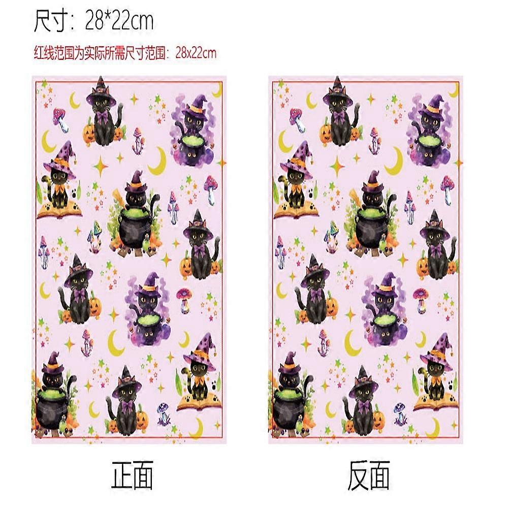 Cloth Book Cover Notebook Wraps Cat Shape 280x220mm