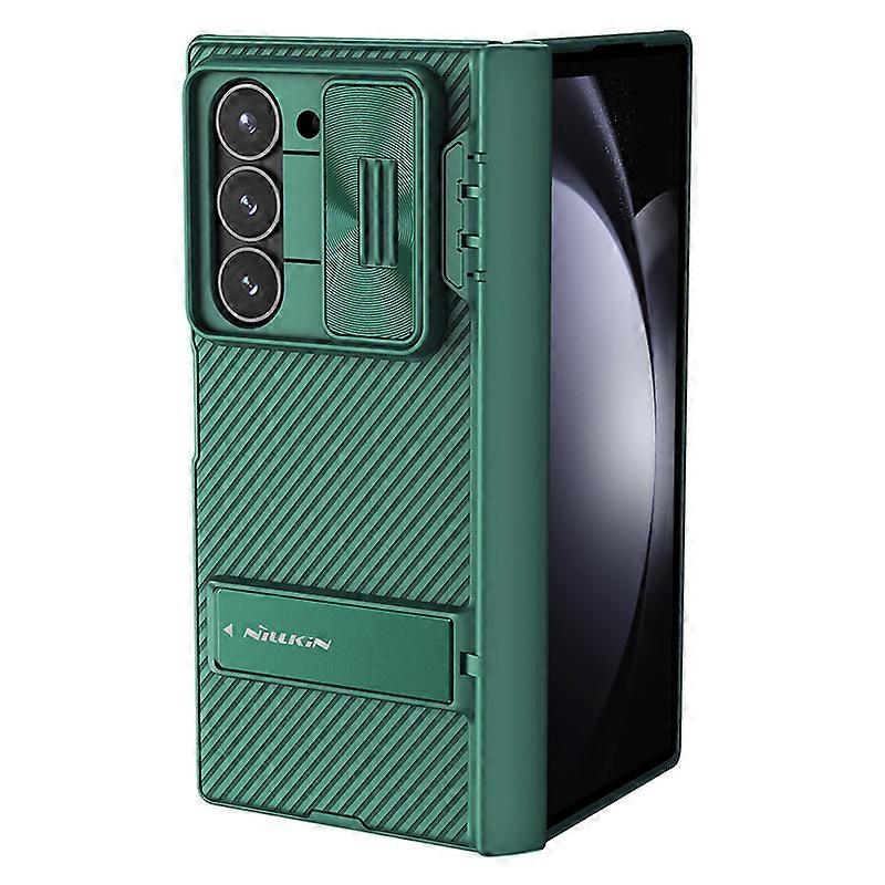 Compatible for Samsung Galaxy Z Fold 6 Case with invisibility Kickstand, Slide Camera Cover, Hinge Protection