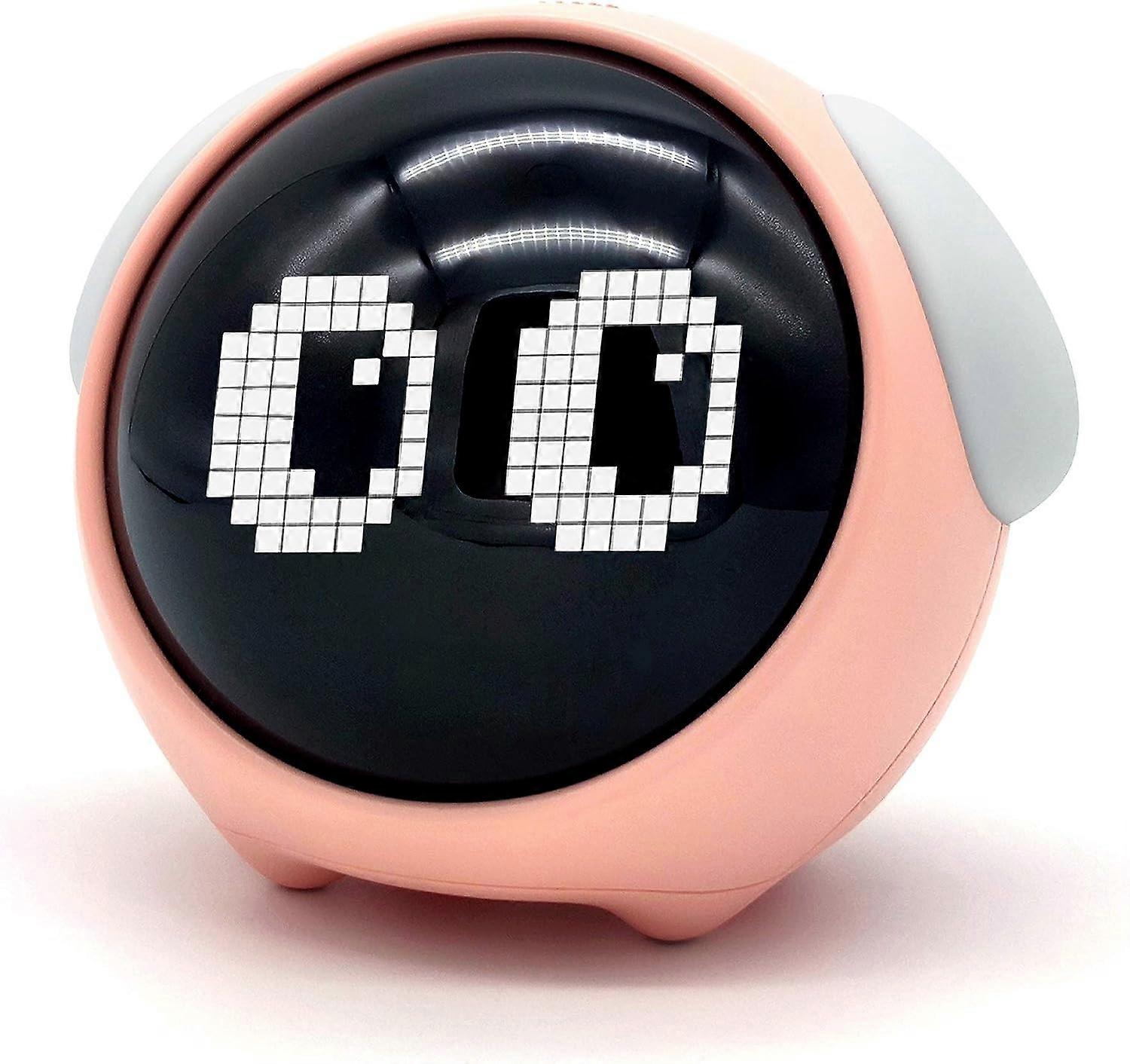 Kids Alarm Clock, Ok to Wake Clock, Cute Sound Machine Alarm Clock Sleep Training Clock for Toddlers, Wake Up Light & Night Light, Dual Alarm Clock, B