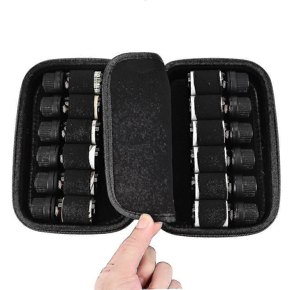12 Roller Bottles Essential Oil Case Carry Holder Storage Aromatherapy Bag
