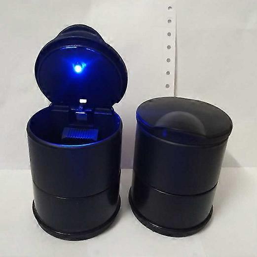Ashtrays Luminous Portable LED Smoke Auto Car Truck Ashtray Cigarette Ash Holds Cup Automatic Light Indicator Ashtray Car Cup Holder