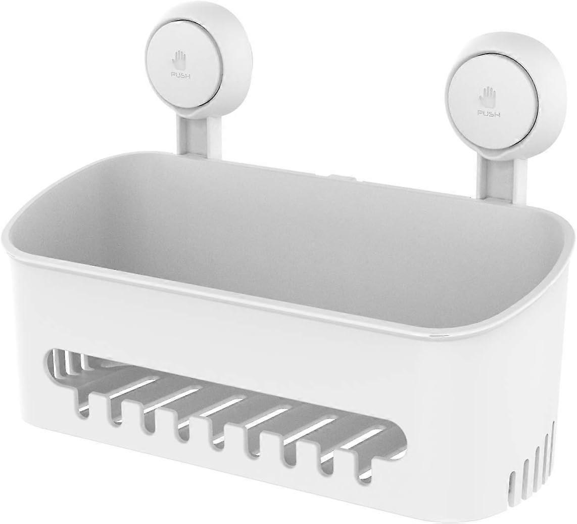 Reusable No-Drill Shower Shelf Easy Installation Suction Cup Shel