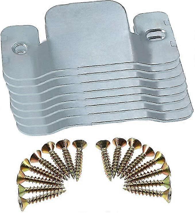 Sofa Interlocking Sofa Connector Bracket With Screws, 8 Pieces Sofa Connectors