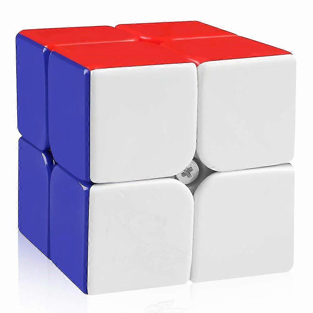 Cyclone Boys 2x2 Speed Cube Stickerless 2 Par 2 Magic Cube Puzzles Jouets