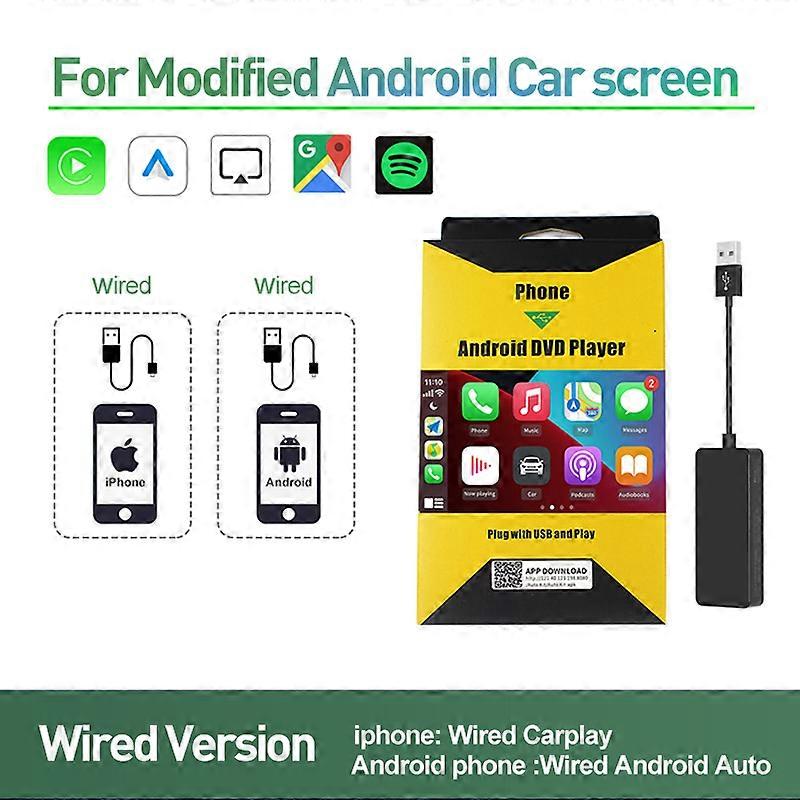 USB Wired Smart Auto Carplay Dongle for Android Car Navigation for Apple Carplay Module Smart Phone Carplay Adapter