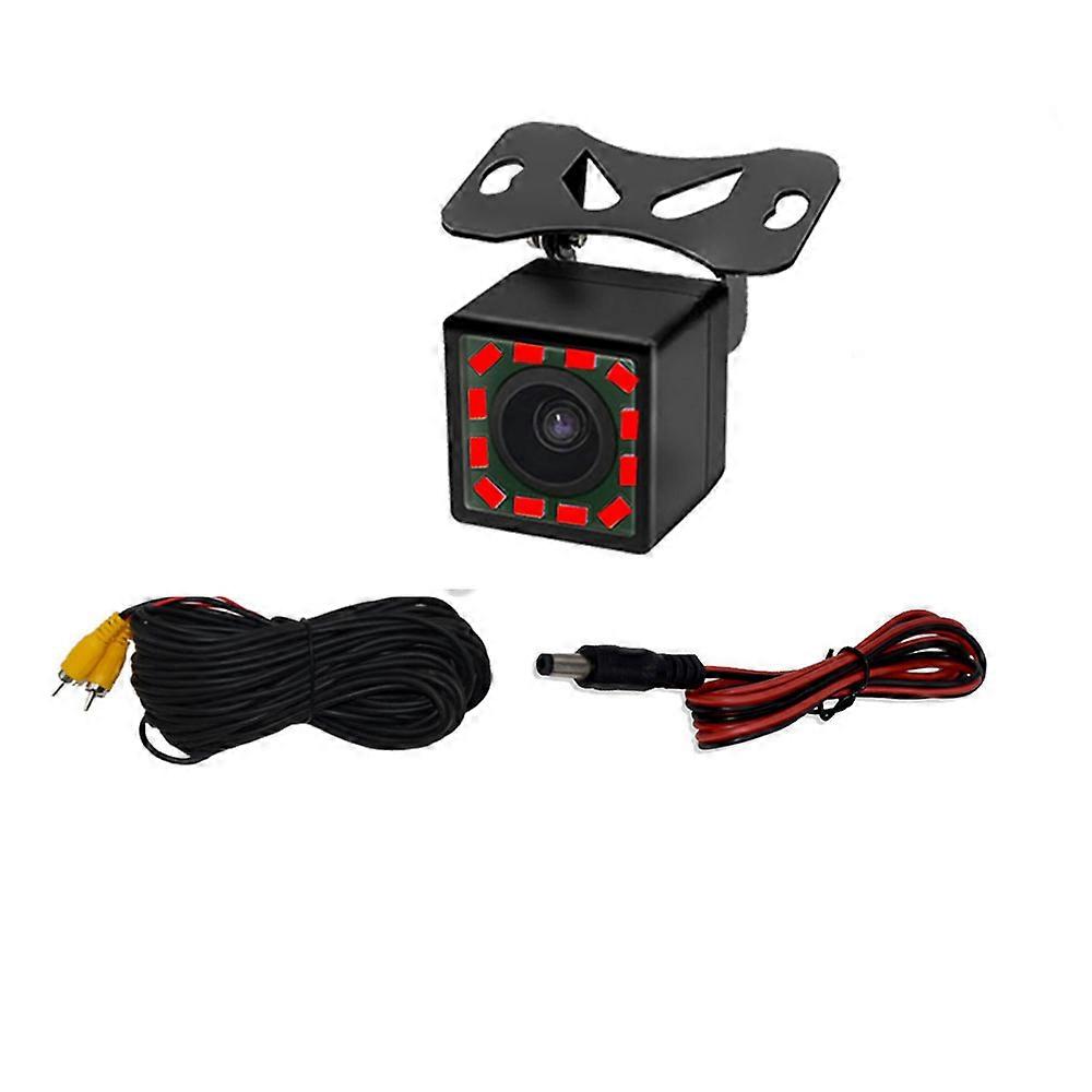 Car Rear View Camera 12IR Night Vision Reversing Automatic Parking Monitor CCD IP68 Waterproof 170 Degree High-Definition Image