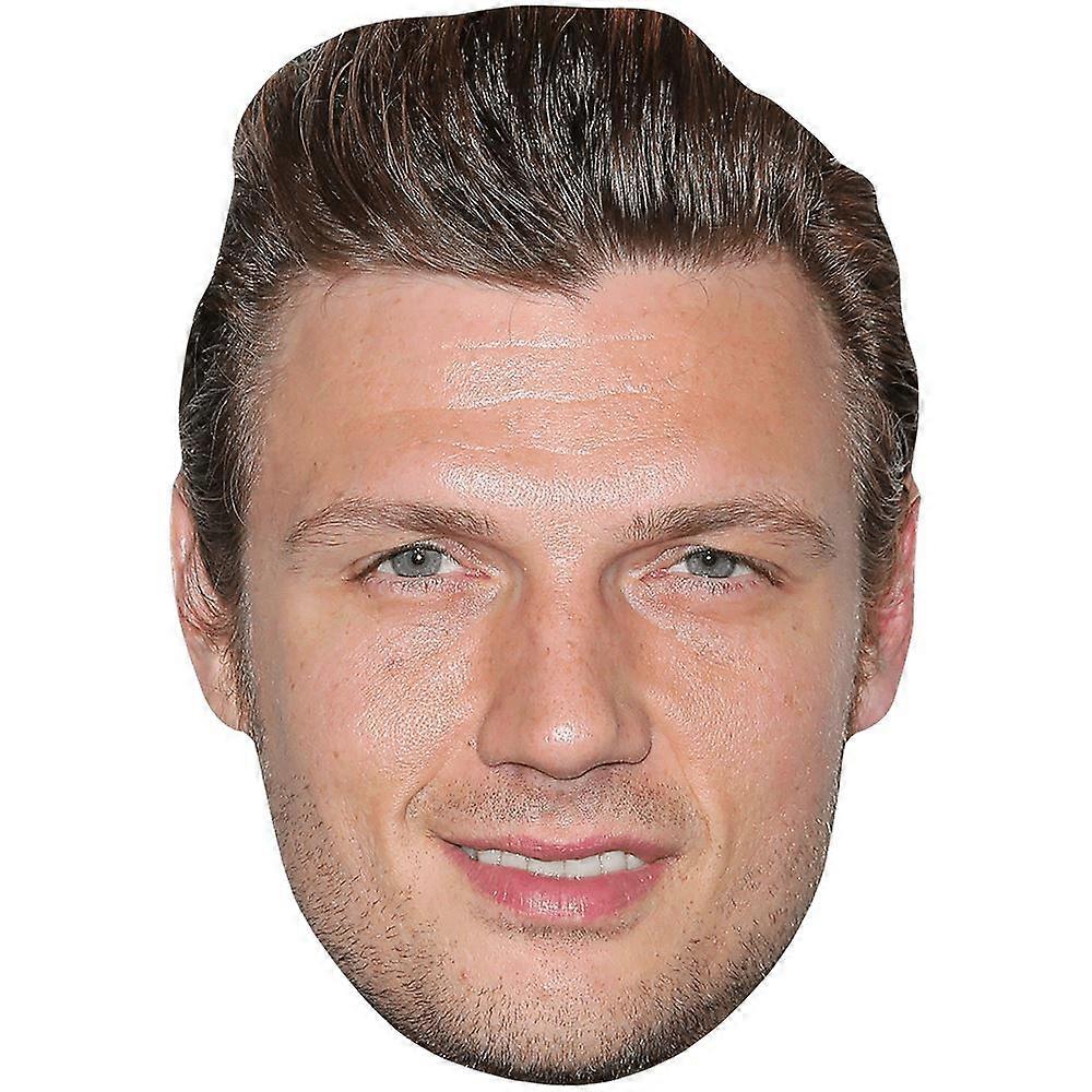 Nick Carter (Smile) Celebrity Mask, Flat Card Face