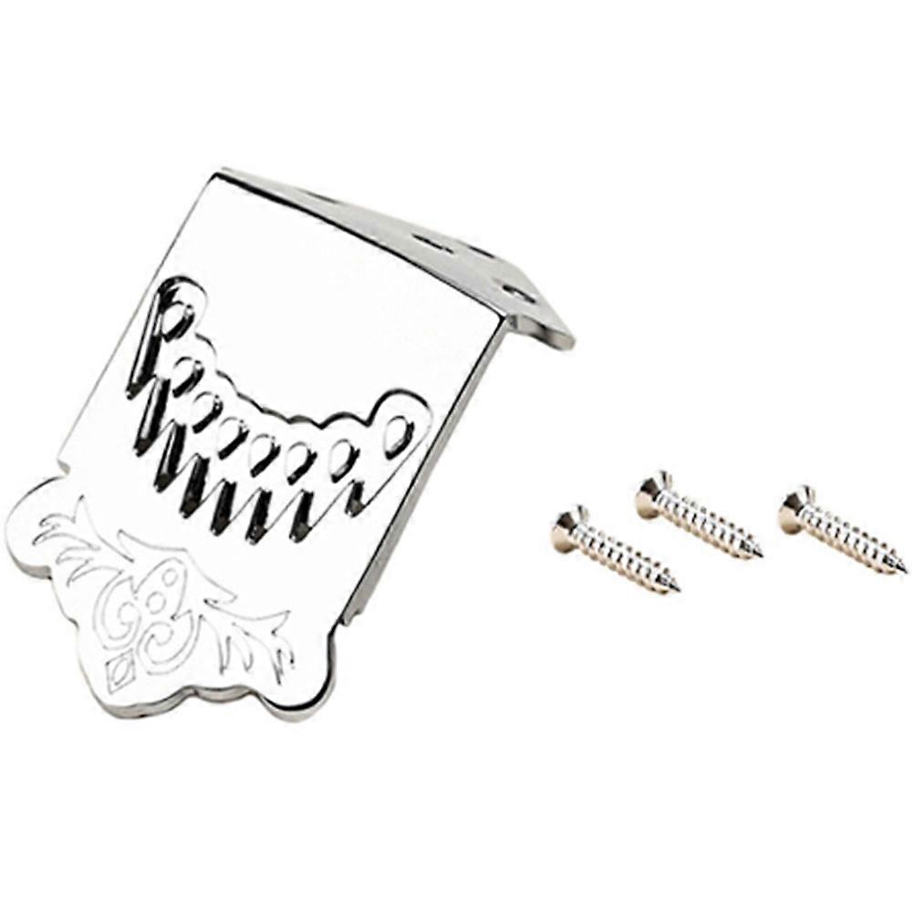 1 Set Metal Mandolin Tailpiece Delar 8 String Mandolin Del Tillbehör Gitarr Tailpiece