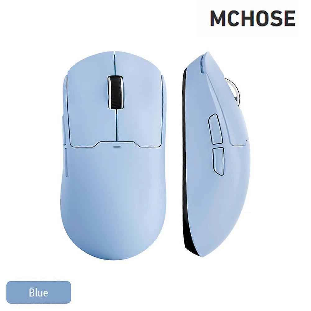 MCHOSE A5 Series Wireless Mice Tri-Mode Connectivity 2.4G Wireless/BT/Wired Mice Lightweight Gaming Mice with Adjustable Moving Speeds Blue