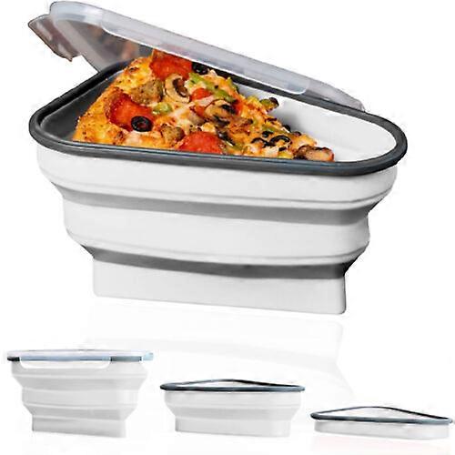 Reusable Pizza Box Pack Container Foldable Triangular Pizza Storage Container