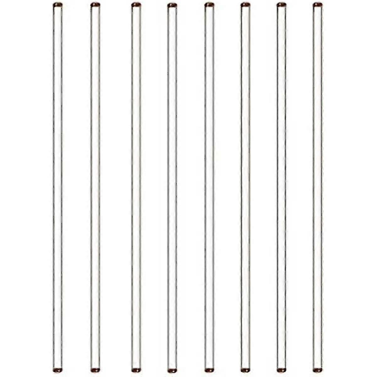 Burry Life Science Glass Stick 12inch Length Stir Rod With Both Ends Round 8pcs/pk