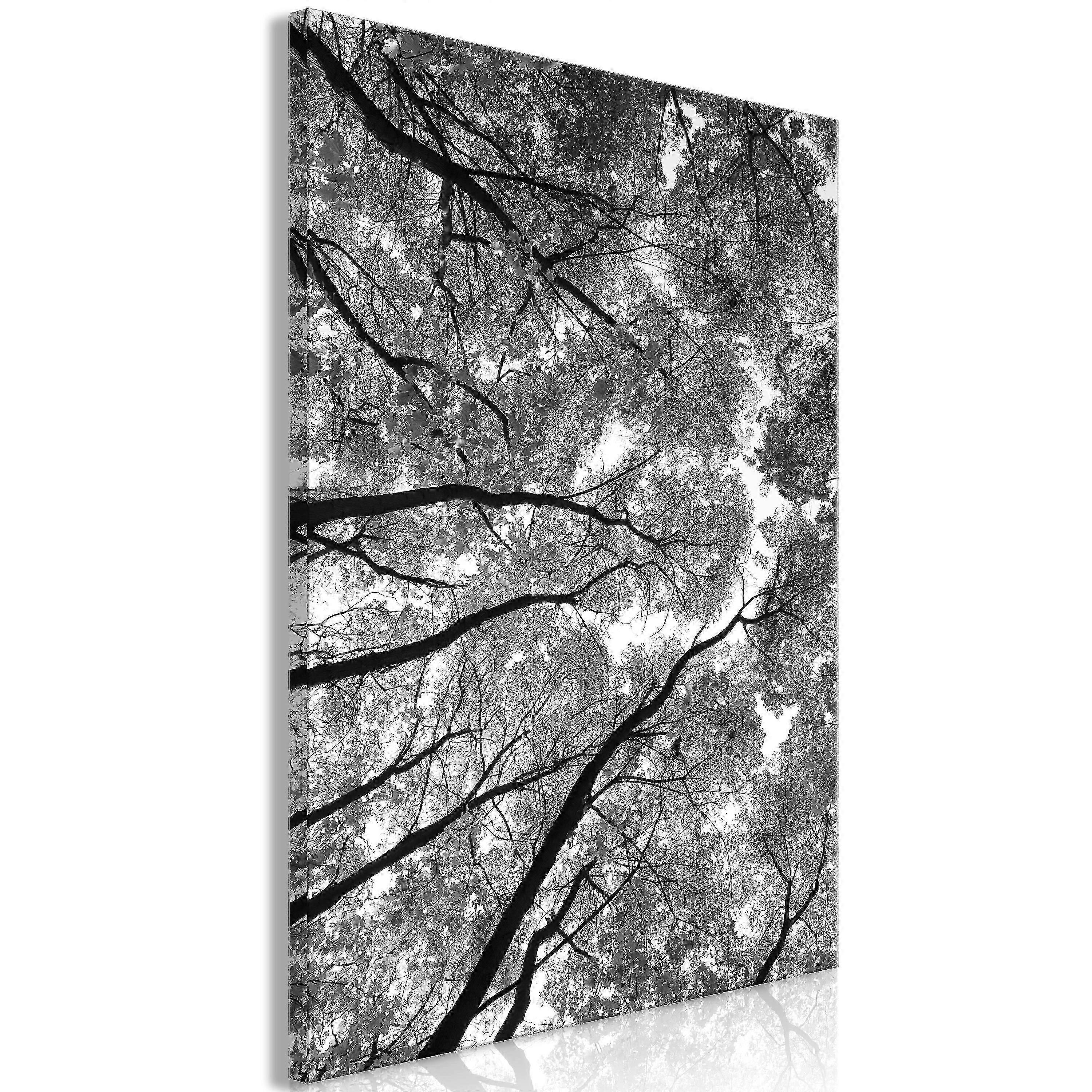 Impression sur toile - Grands arbres (1 partie) Vertical