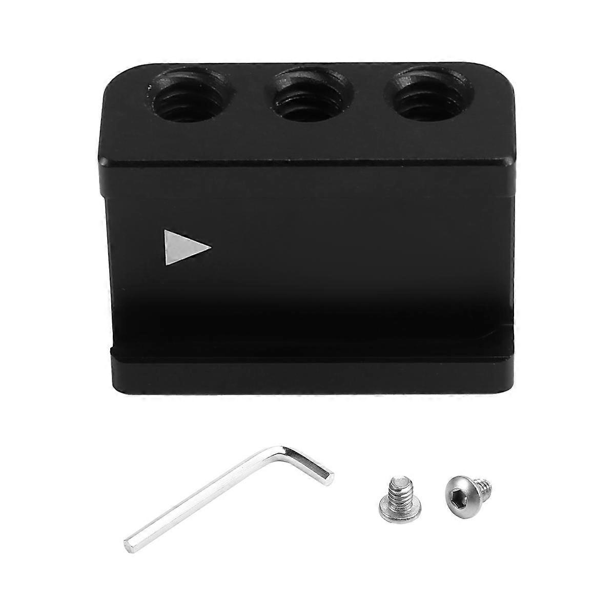 Cold Shoe Mount Adapter 90 Degree Angle for DSLR Camera Cold Shoe Base