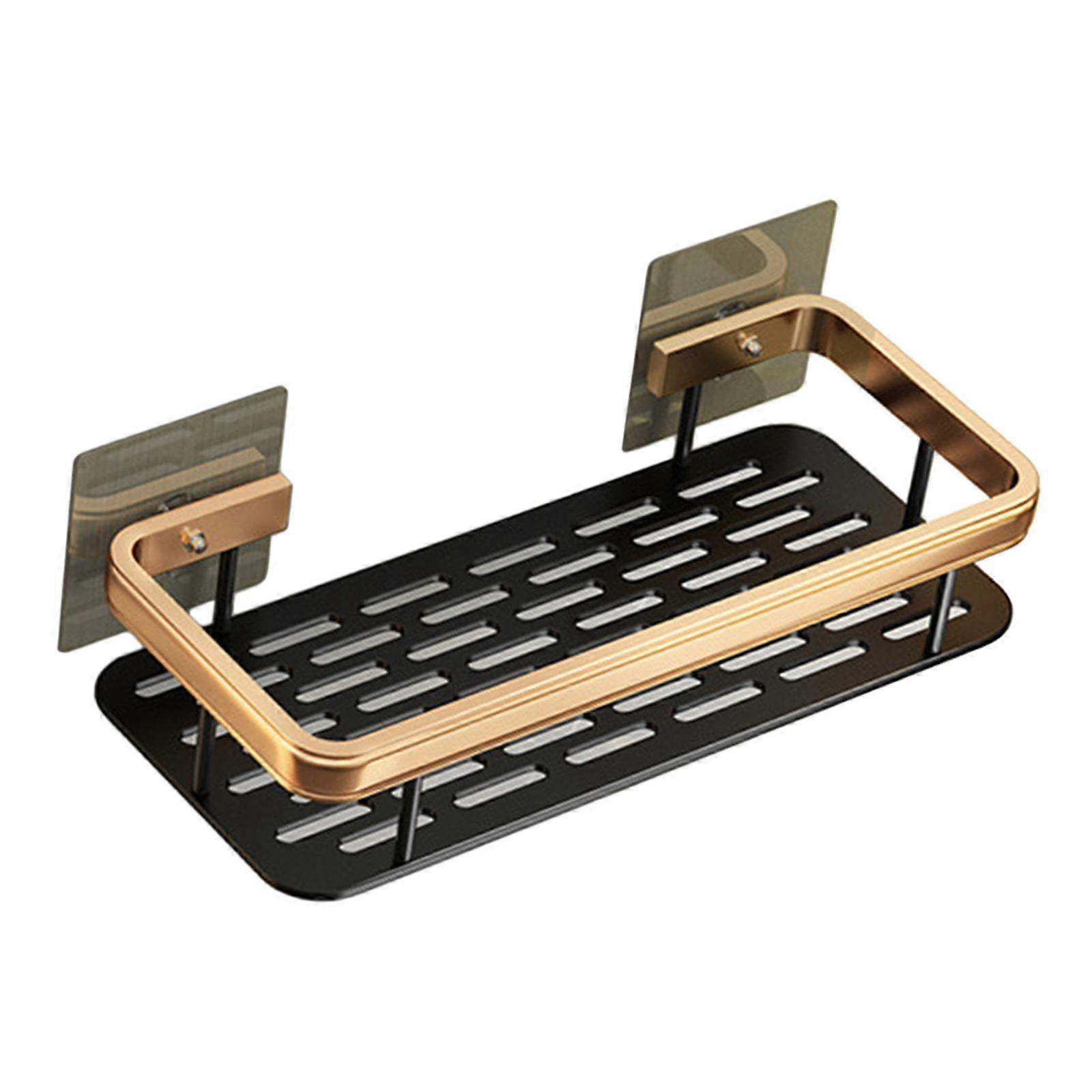 Shower Caddy Punch-Free Storage Rack Bathroom Shelf  1Pc Set