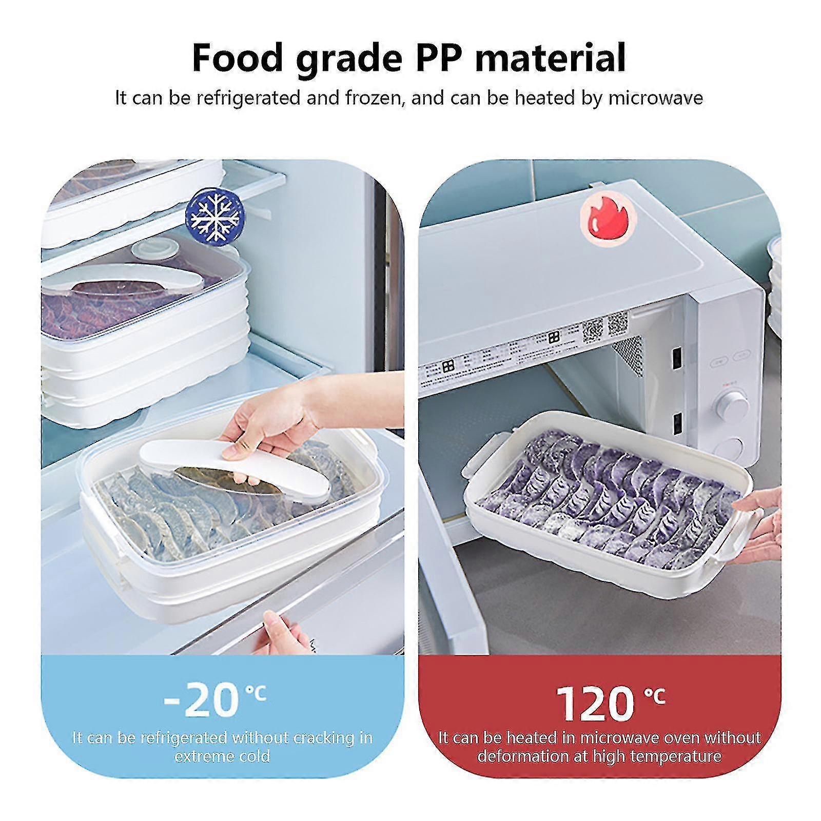 Dumpling Box, Home Refrigerator Dumpling Box, Kitchen Won-ton Preservation Box, Dumpling Box With Lid