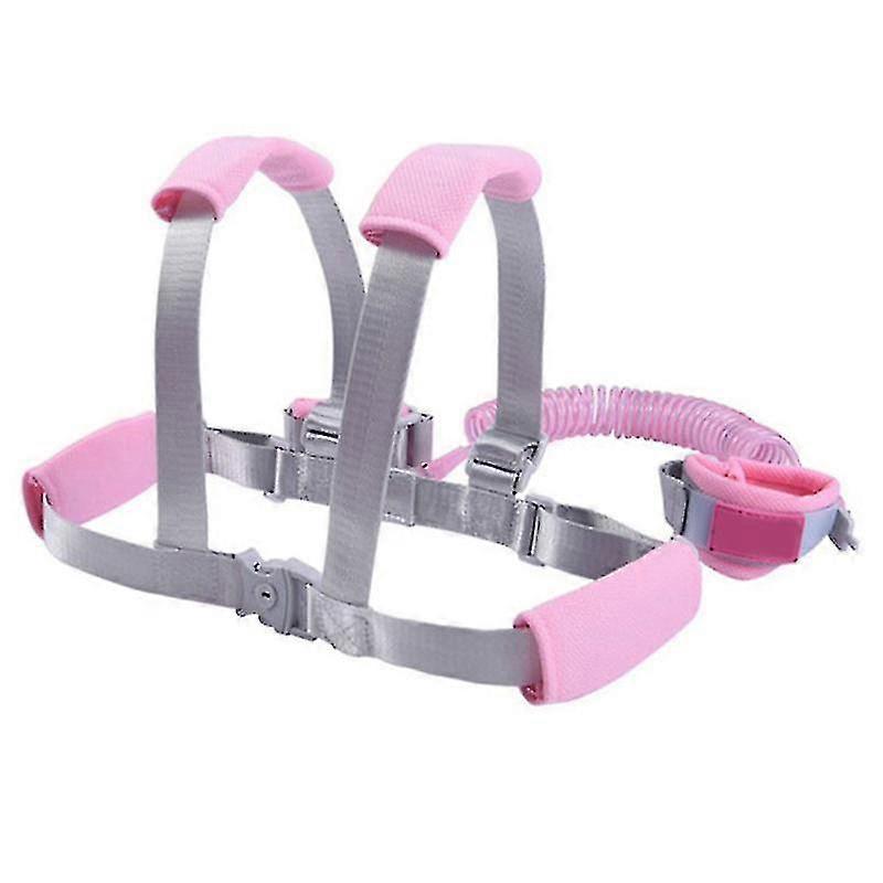 2 In 1 Toddler Leash Anti Lost Wrist Link Kid Harness Wrist Leashes With Safty Lock