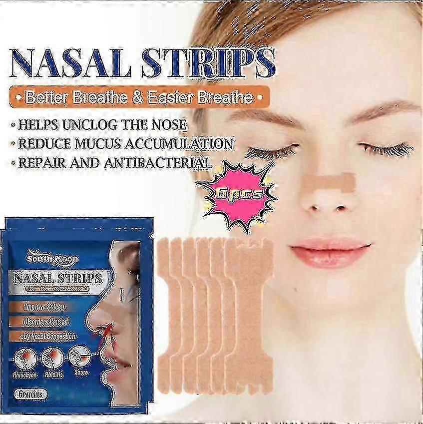 Patch nasal anti-ronflement Soulage la respiration douce et le blocage de la morve Congestion nasale et ronflement Ventilation Patch nasal Ronflement et sommeil A