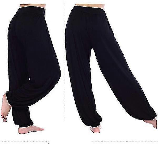 Noël Femmes Yoga Ali Baba Baggy Harem Pantalon Aladdin Bloomers Pantalon de danse décontracté