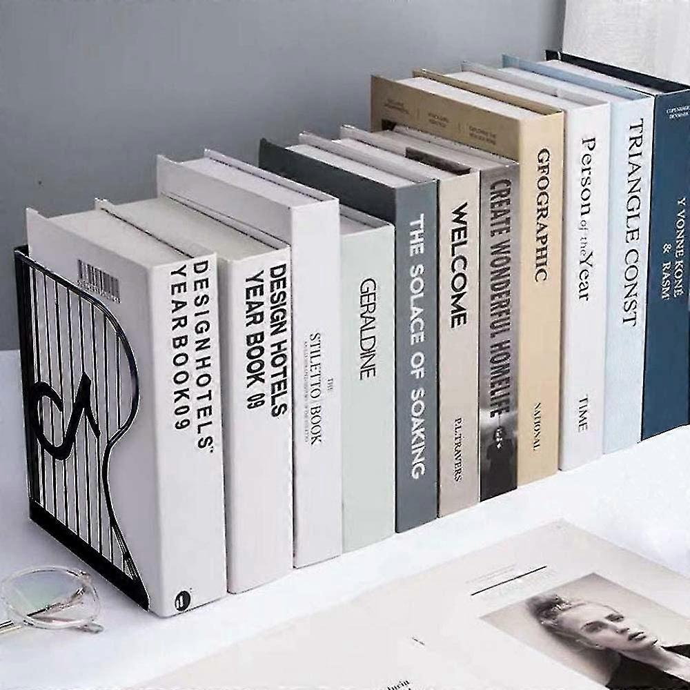 Adjustable Heavy Duty Bookends For Desk, Desktop Organizer Storage,0764