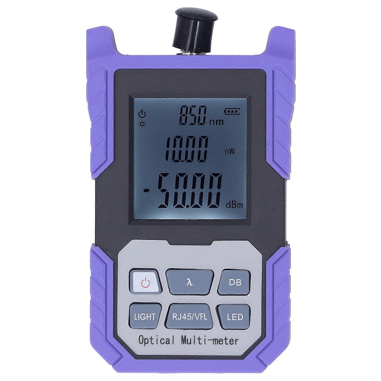 Optical Power Meter with Flashlight High Accuracy Fiber Light Attenuation Tester for SC FC ST Connec