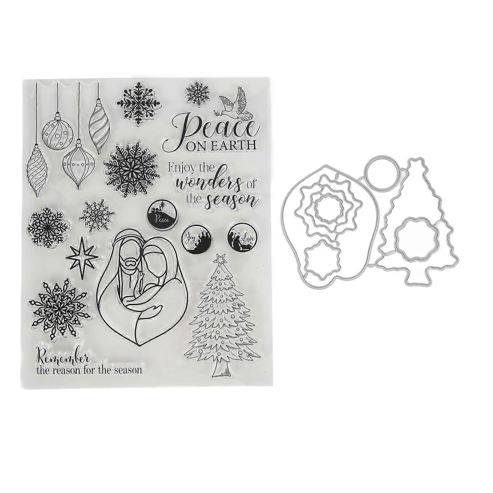 Transparent Stamp Clear Unique Pattern Reusable Wide Application Clear Stamp For Card Making Decoration Scrapbooking