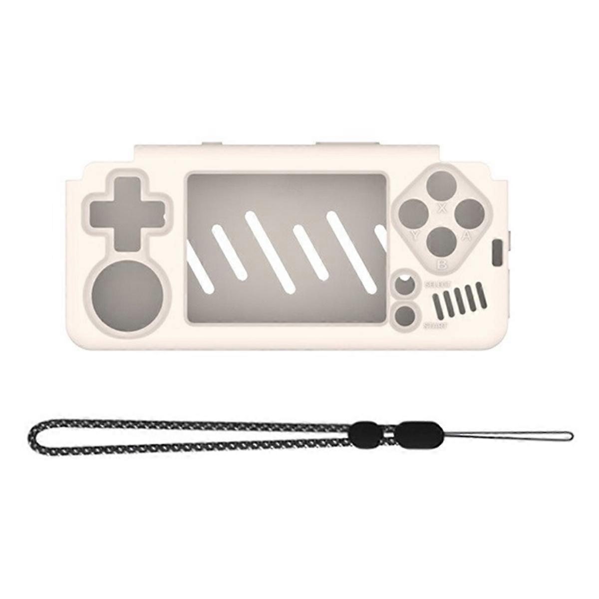 For A30 Console Silicone Protective Case Gaming Console Drop-Proof Shockproof Protective Case Creamy White