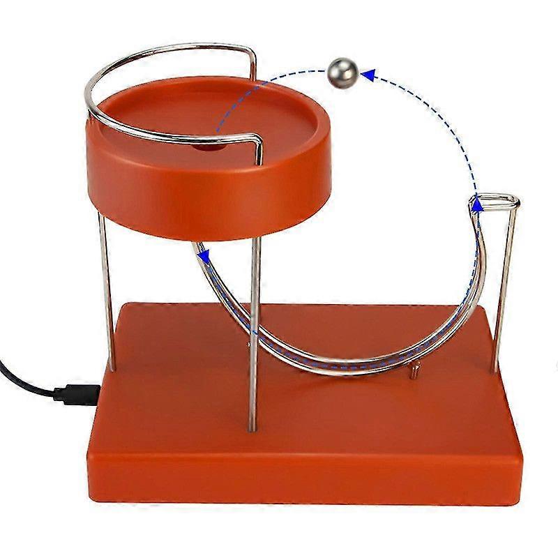 Kinetic Art Perpetual Motion Machine Dynamics Ball Cycle Art Pendants, Usb Plug-in Touch Switch