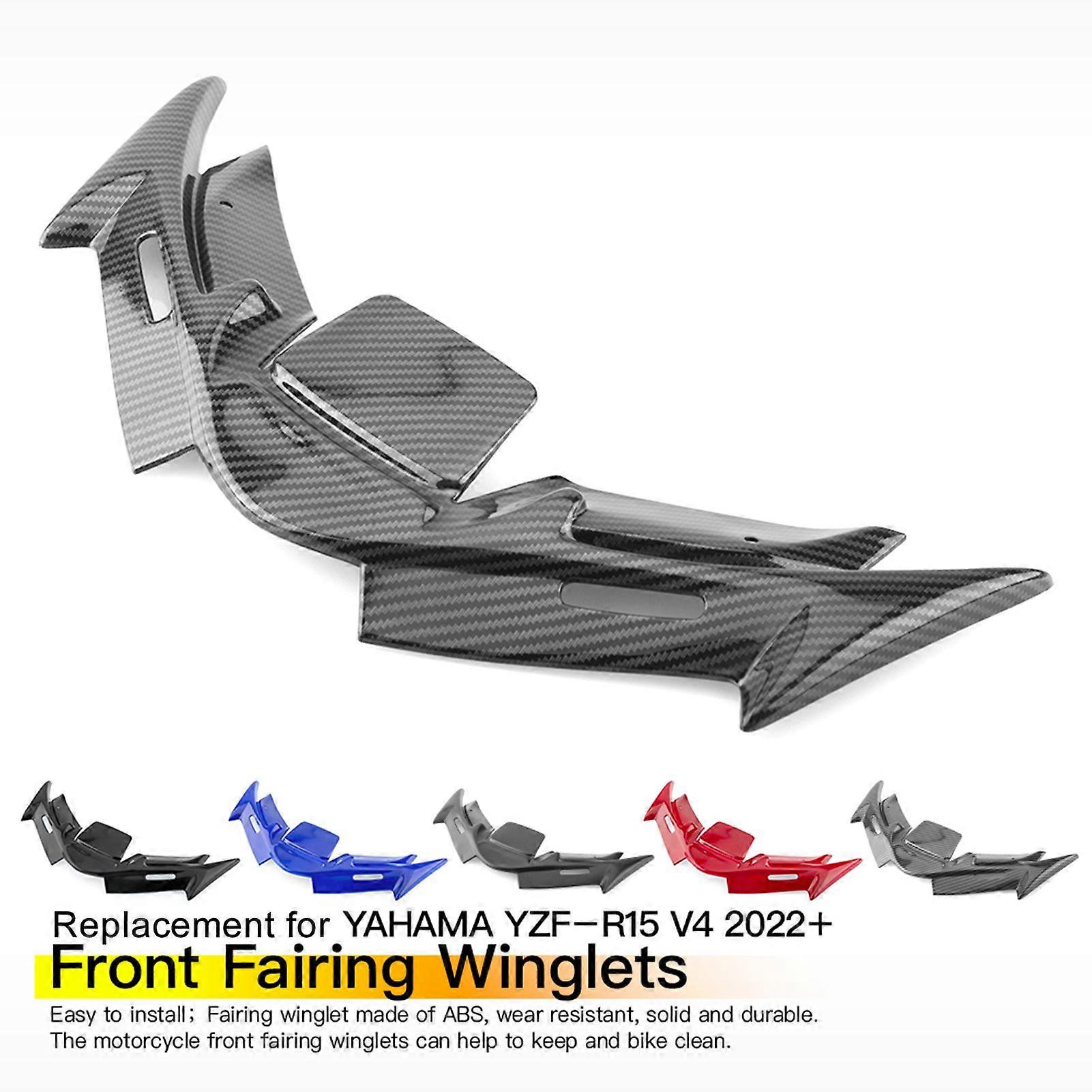 Motorcycle Front Fairing Winglets Replacement for YAMAHA YZF R15 V4.0 2022+ MK6198