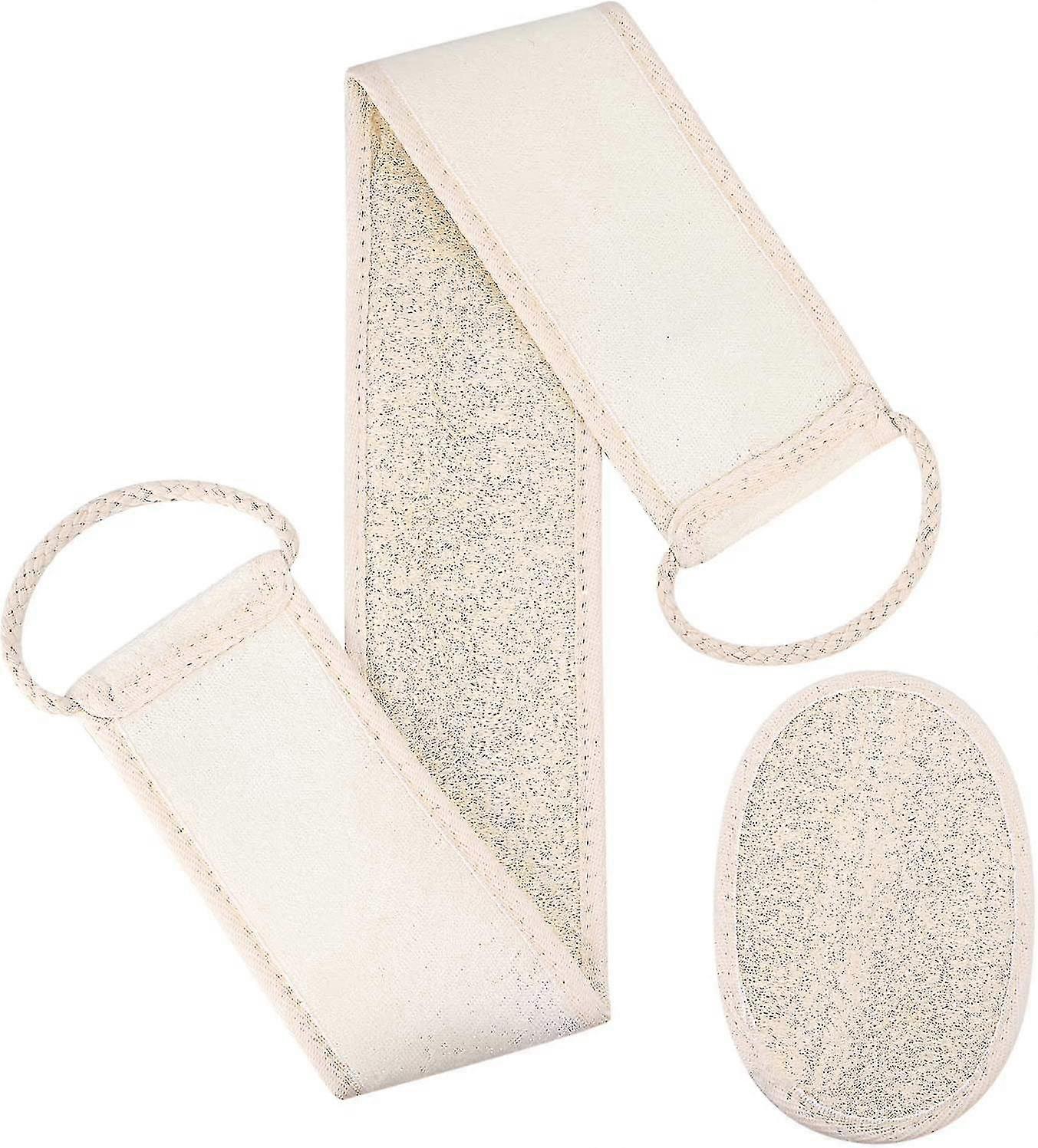 100% Natural Loofah Sponge Back Scrubber for Shower