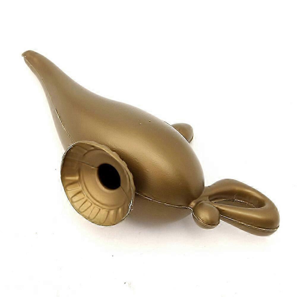 Lampe D'Aladdin En Plastique Doré - Modèle Décoratif 23x13 Cm, Pour Cosplay, Halloween, Déguisement | Accessoire Fête - 5