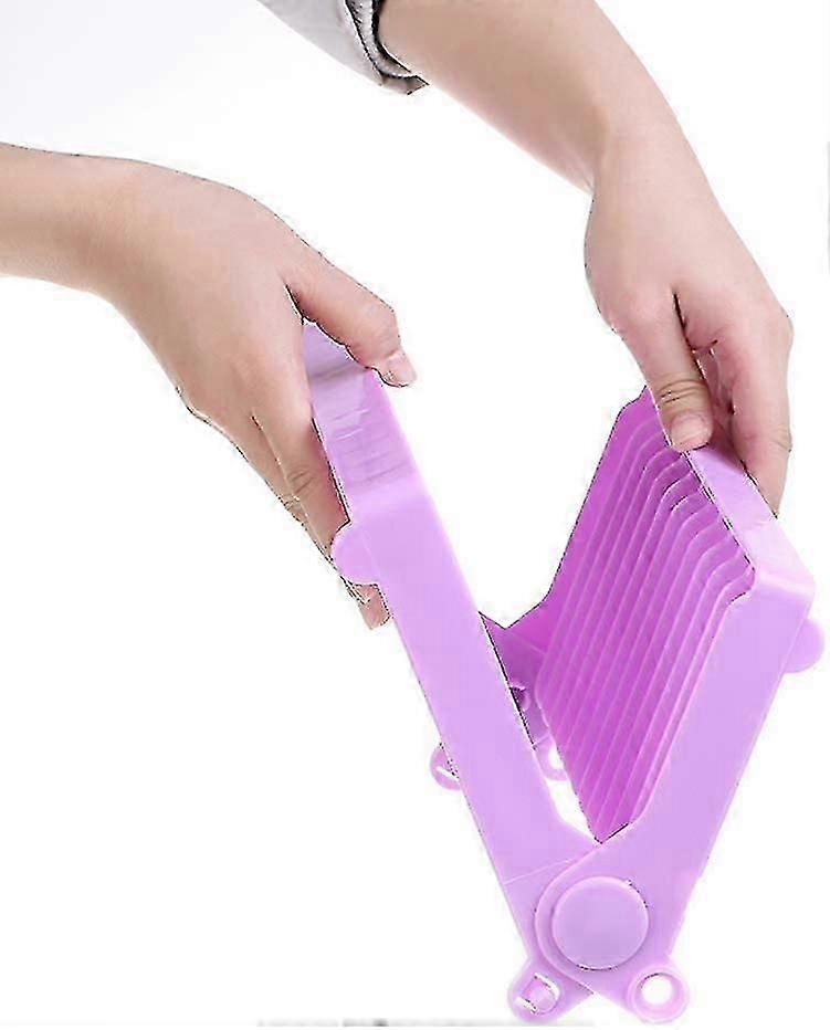 1 Piece Dish Drainer Foldable Portable Practical Kitchen Crockery Cups Shelf Drying Racks(purple)