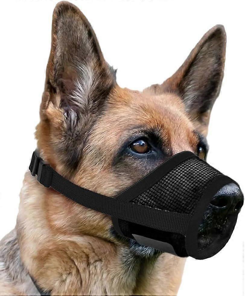 Dog Muzzle Soft Breathable Mesh Adjustable Dog Muzzle Anti Bark Anti Bite Muzzle for Large Medium Small Dogs