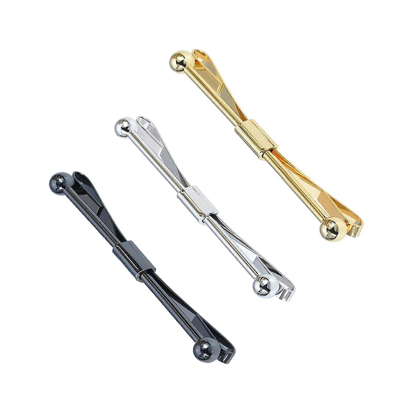 Clip de col de chemise Cravate Barre de col Durable Robuste Col classique Clip Set Cravate