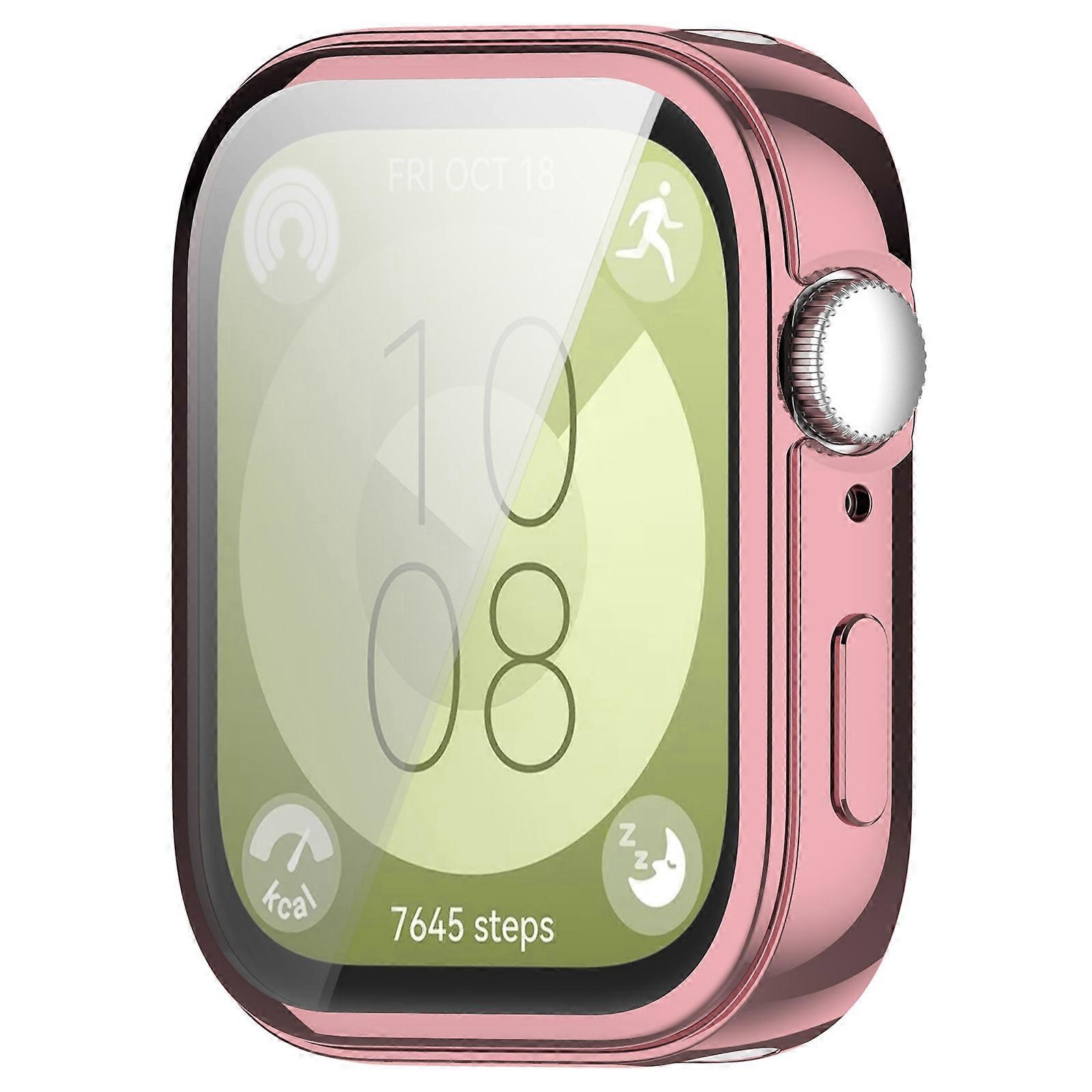 Full Coverage TPU Electroplated Watch Protective Case For Huawei Watch Fit 3