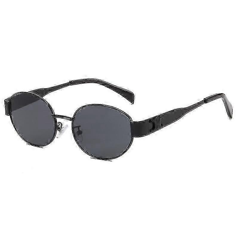 2024 New Fashion Arc de Triomphe Retro Oval Frame ochelari de soare