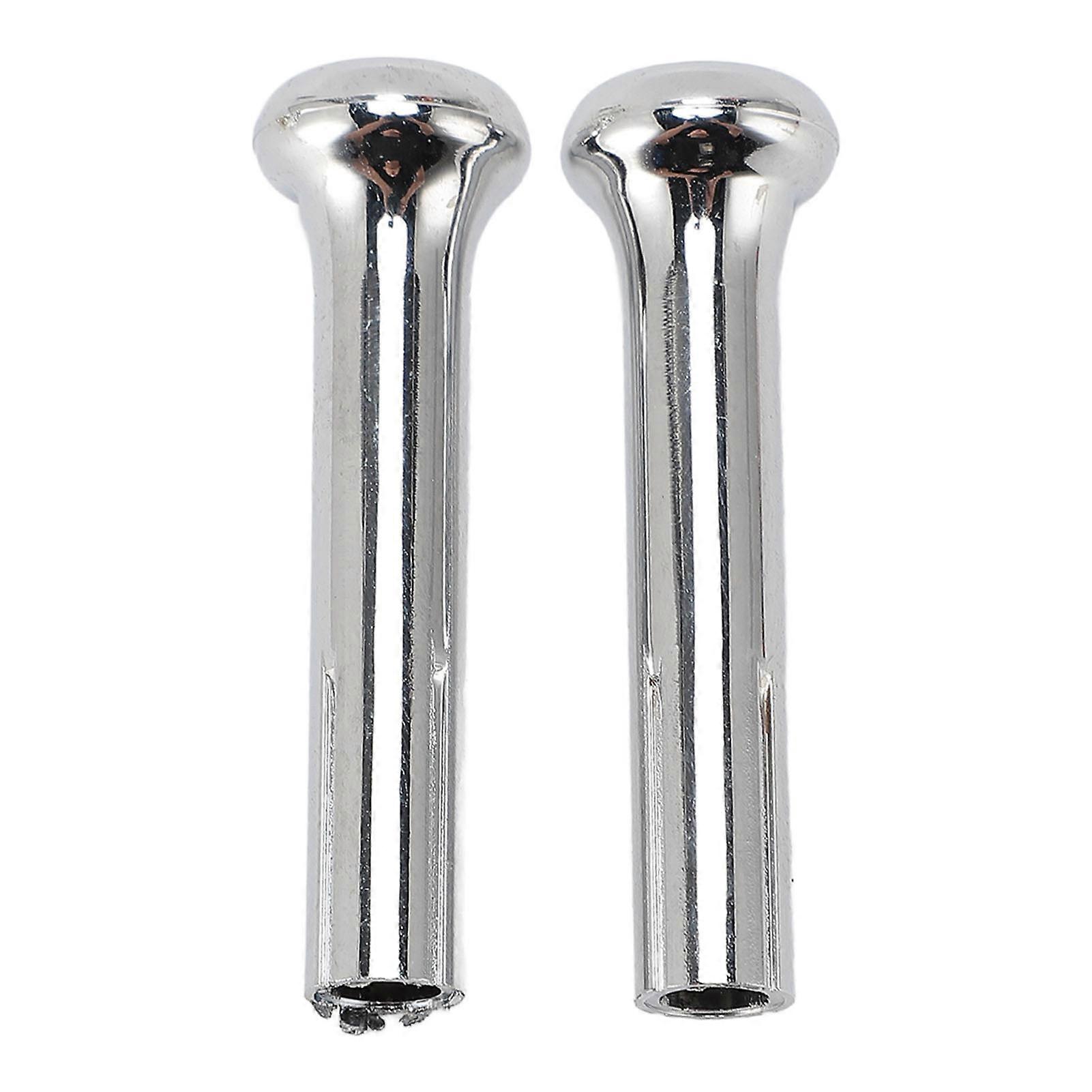 2PCS Car Chrome Door Lock Knobs IN6728Z Anti Scratch Personalized Auto Inner Door Lock Knob Pull Pins for Vehicle