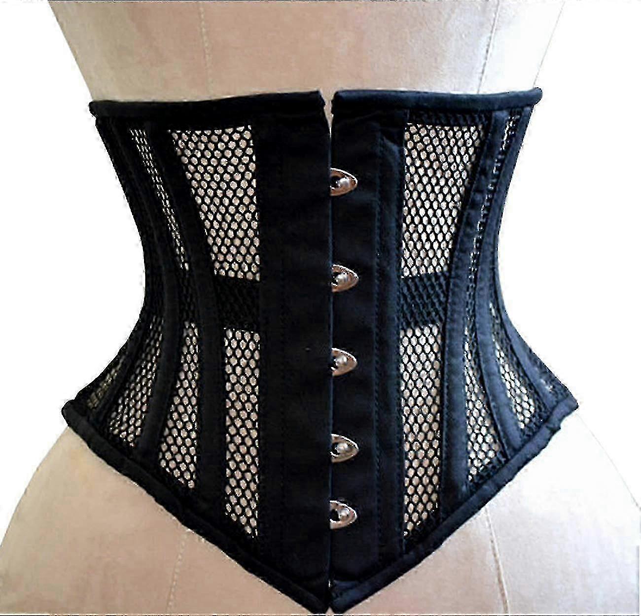 الثقيلة الصلب عظم الخصر المدرب المشكل المرأة Underbust شبكة مشد