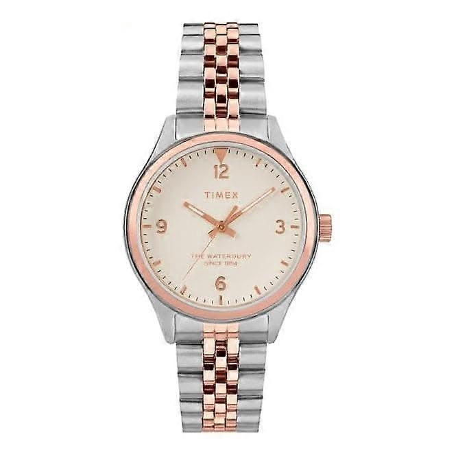 Timex Ladies Quartz Analog Two Tone Watch TW2T49200