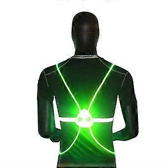 Outdoor 360 Riflettente Led Flash Driving Vest Alta Visibilità Notte Corsa Ciclismo Equitazione Sicurezza Bici Gilet