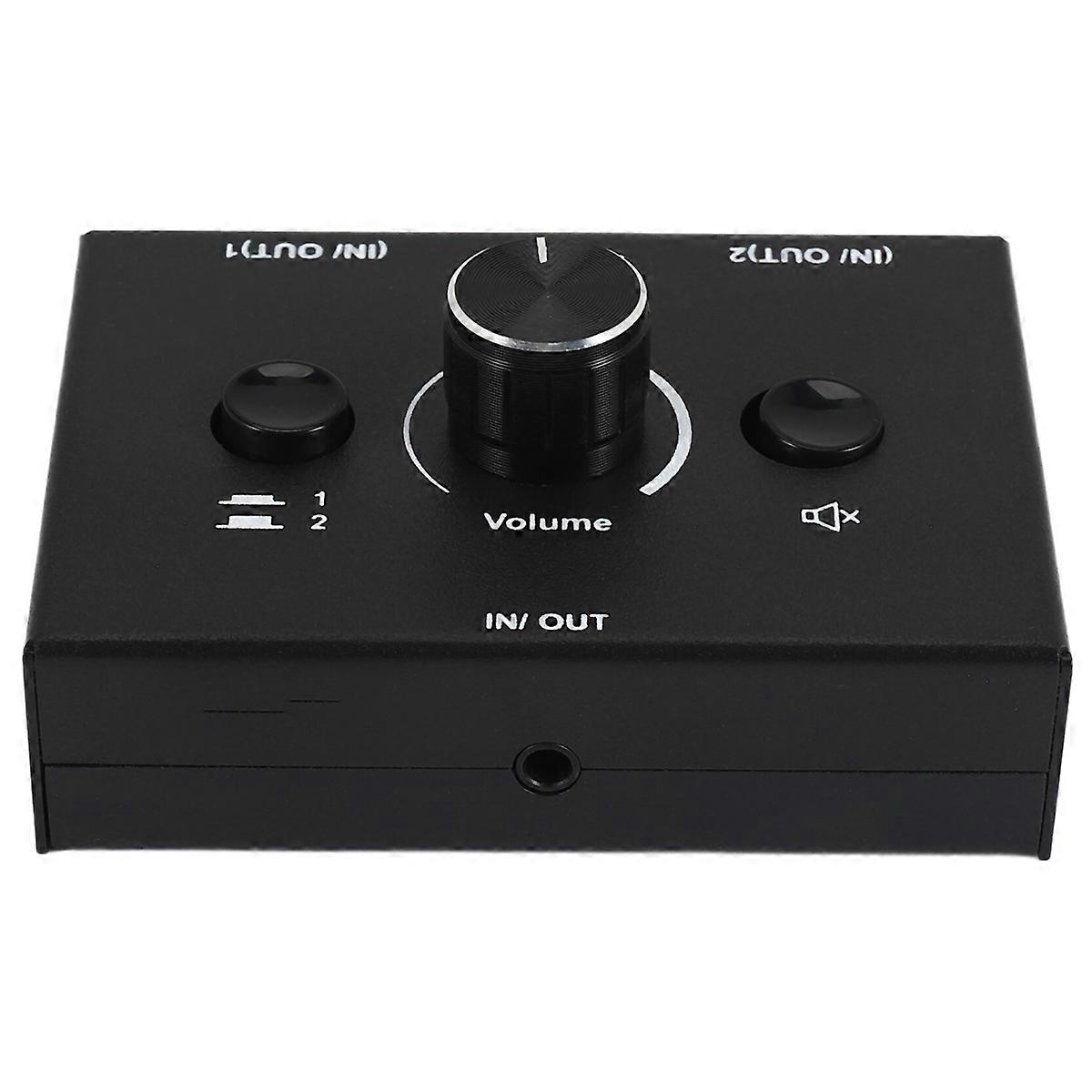 3.5mm 2 Input 1 Output/1 Input 2 Output Audio Splitter Switcher