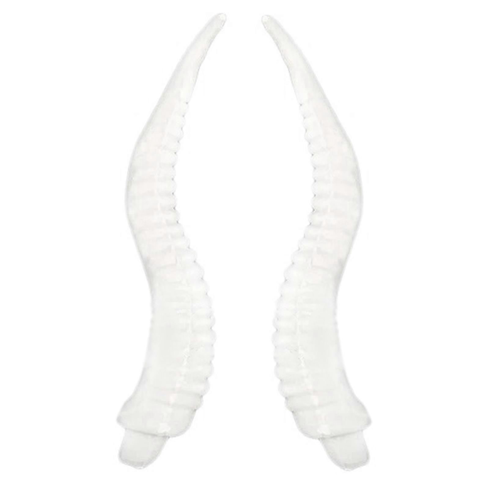 Realistic Sheep Horns Accessory Large Size Faux Horns Perfect for Parties and Themed Event Elevate Your Cosplay Look  White large