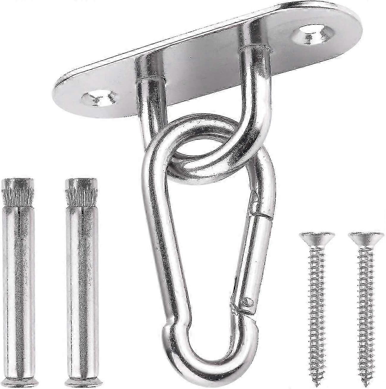 Ceiling Hook, Capacity Heavy Duty Ceiling Wall Mount Hook 304 Stainless( 1 Pcs, Silver)