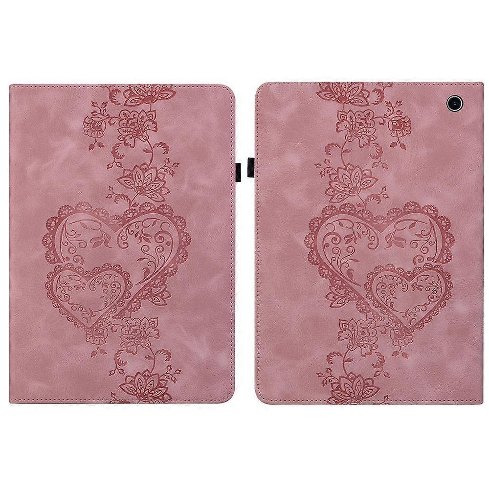 Love Hearts Embossed Leather Tablet Case