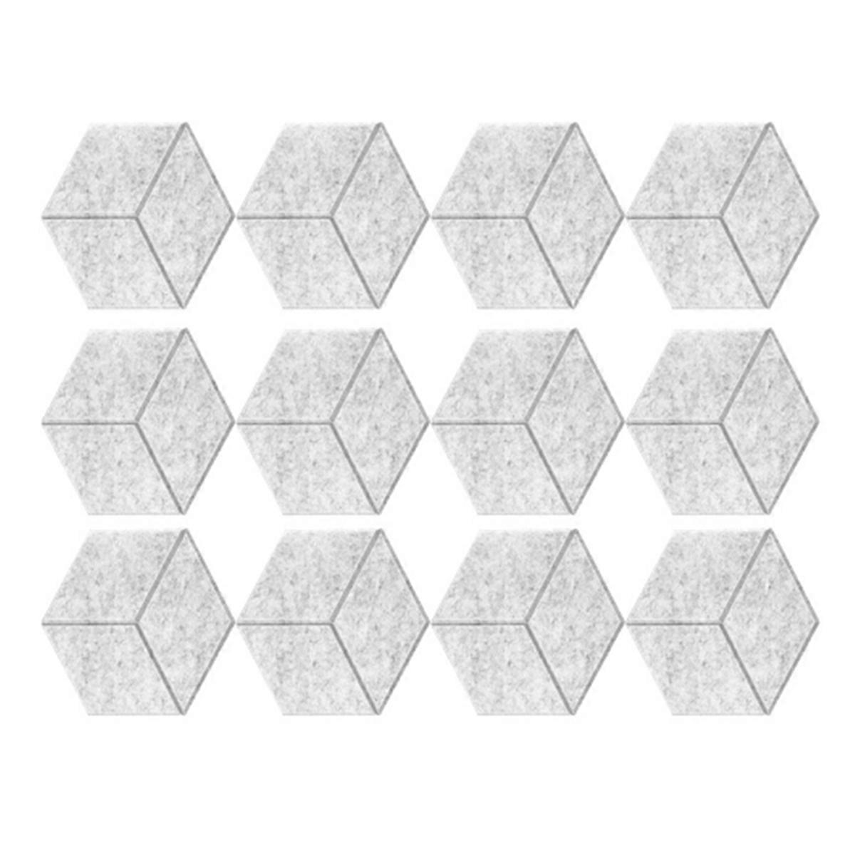 12 Pack Self Adhesive Acoustic Panels 11.8inch x 10.2inch
