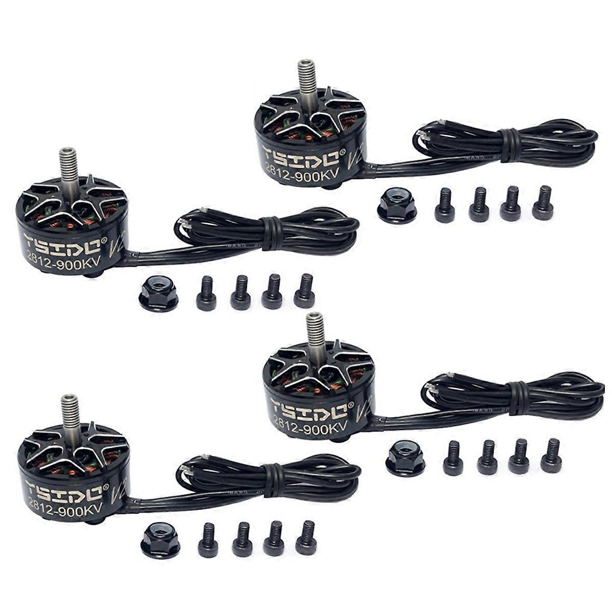  4Pcs 2812 V2 FPV Motor 900KV for RC Multirotor Airplane 7/8/9In