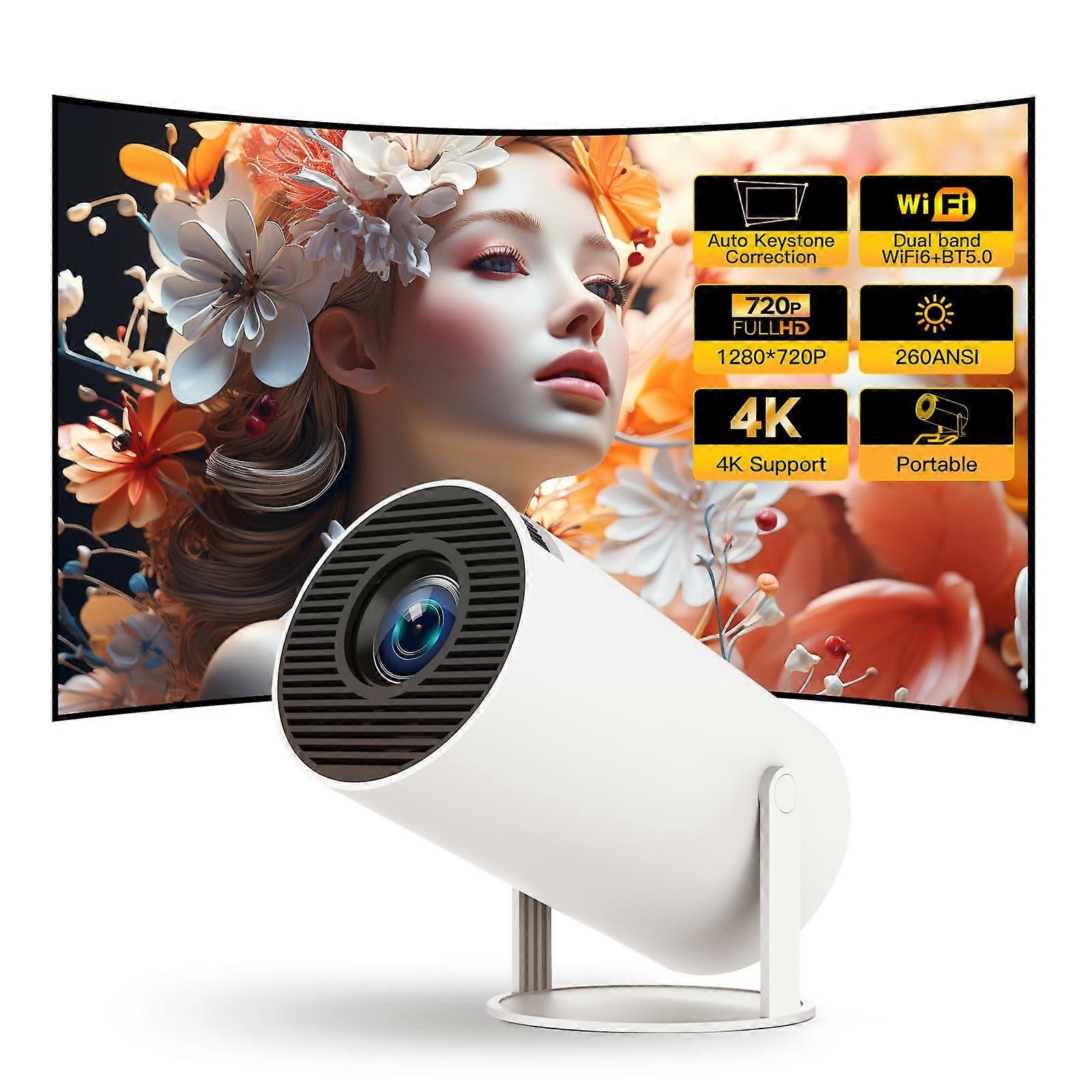 Pro Mini Projector Portable LED Smartphone Compatible For Phone And Home Use 1080P Ready