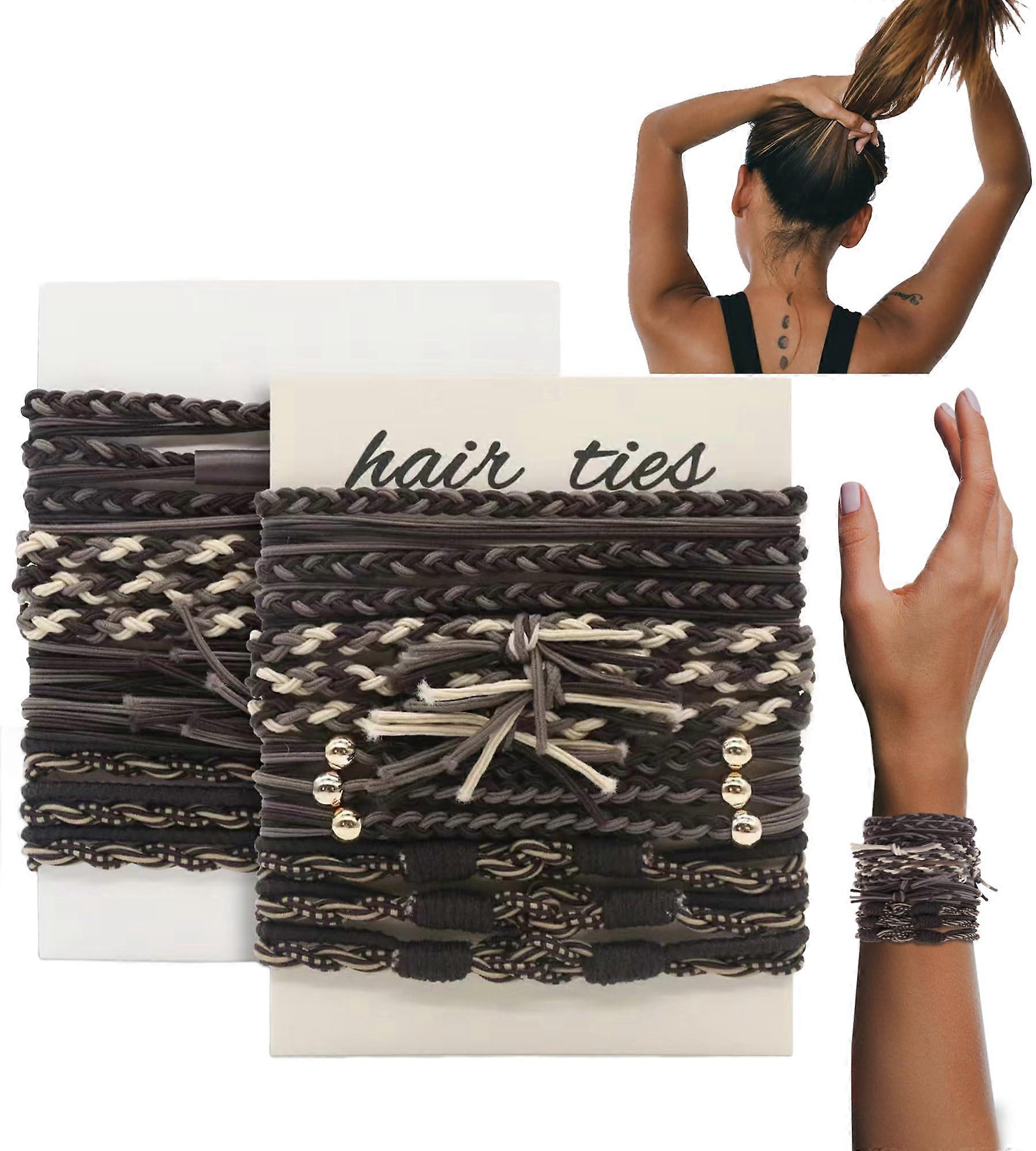 12 PCS Cute Hair Ties for  Multicolor