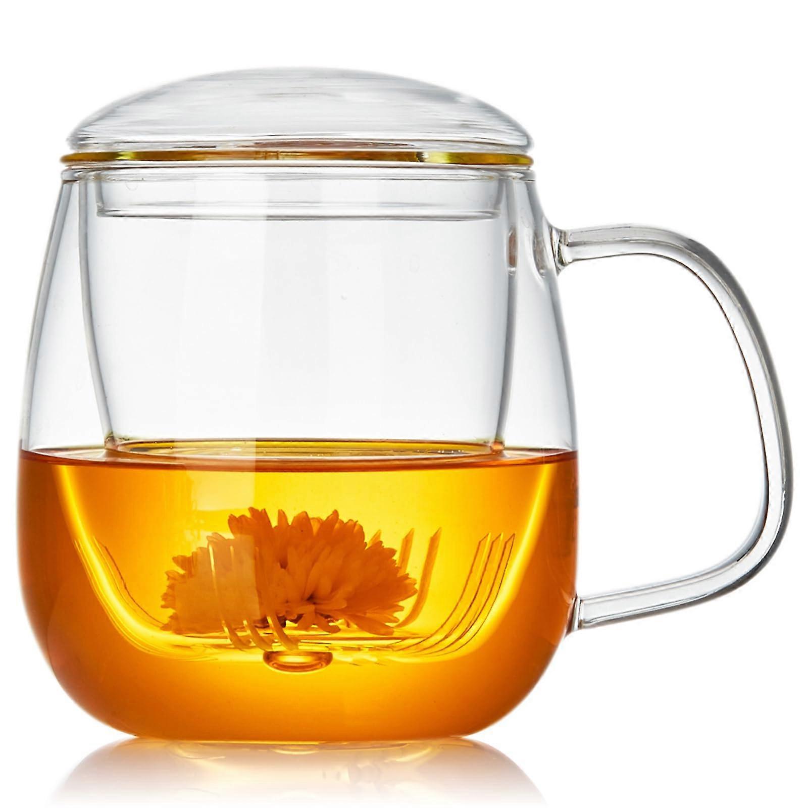 Large tea cup for brewing scented tea and tea bag 25.6 oz